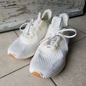 Adidas White Cream Womens Sz 8 Running Shoes